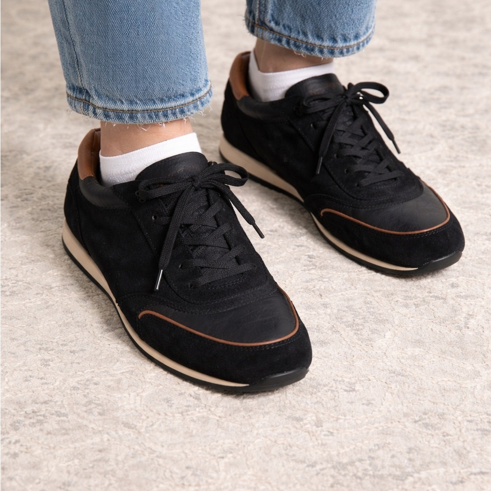 Coach Black Leather Sneakers